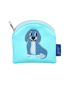 Geldbeutel Hund blau