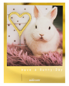 Have a bunny Day! Wunderkerze mit Karte