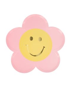 Happy Face Flower Pappteller
