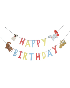 Good Dogs Happy Birthday Girlande
