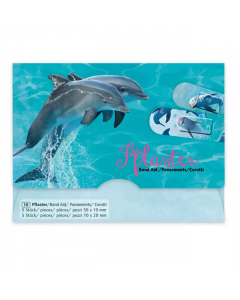 Pflasterbriefchen Delfine