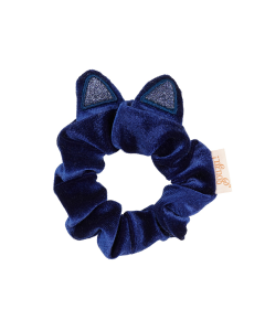 Haargummi Katze blau