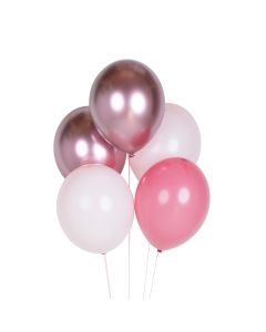 Luftballonmischung pink metallic