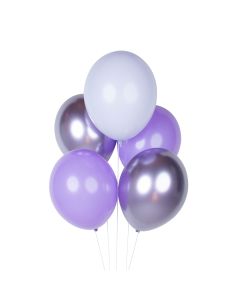 Luftballonmischung lila metallic